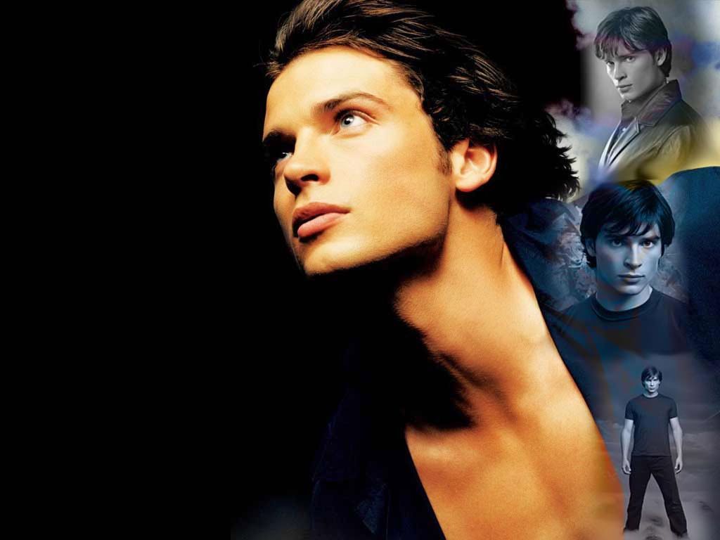 Clark Close Up Portrait Collage Wallpaper 1024x768