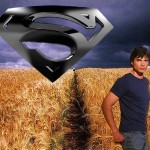 Clark Kent In The Field Wallpaper