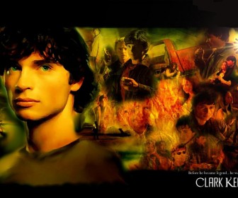 Clark Kent Smallville Screenshot Collage Wallpaper