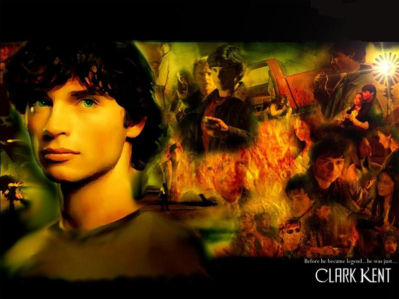 Clark Kent Smallville Screenshot Collage Wallpaper 800x600