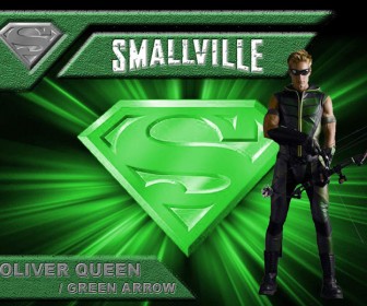 Oliver Queen As Green Arrow Smallville Background Wallpaper