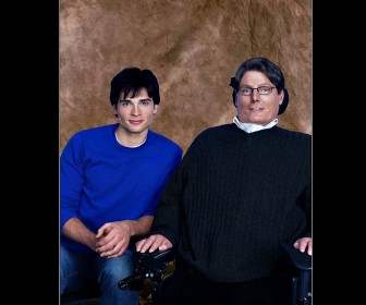 Tom Welling And Christopher Reeve Wallpaper